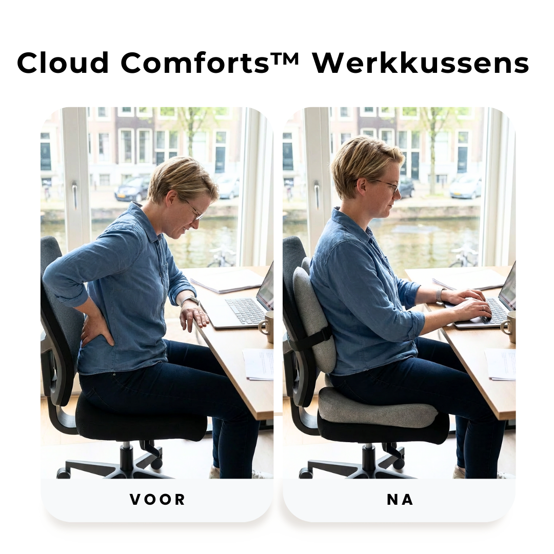 Pijnvrij Werken – Cloud Comforts™ Werkkussen