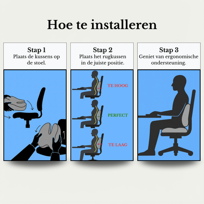 Pijnvrij Werken – Cloud Comforts™ Werkkussen